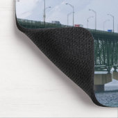 De Mackinac-brug die de Straits van 2 overspant Muismat (Hoek)