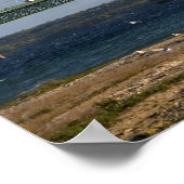 De Mackinac-brug overspant de Straits of 4 Poster (Hoek)