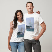 De Mackinac-brug overspant de Straits of T-shirt (Unisex)