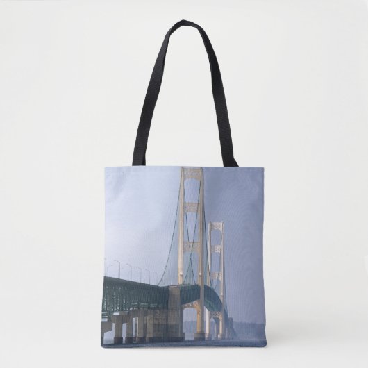 De Mackinac-brug Tote Bag (Voorkant)