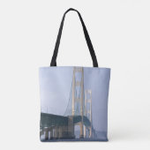 De Mackinac-brug Tote Bag (Achterkant)