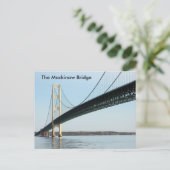 De Mackinaw-brug - Daglicht Briefkaart (Staand voorkant)