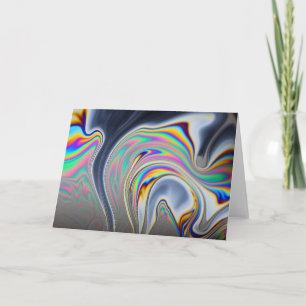 De macrofoto van de zeepbel kaart