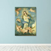 De maculaire conceptie canvas afdruk (Insitu (Houten vloer))