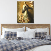 De maculaire conceptie canvas afdruk (Insitu (Slaapkamer))