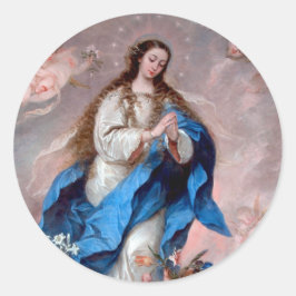 De maculaire conceptie ronde sticker