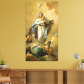De macularisatie door Giovanni B. Tiepolo Canvas Afdruk (Insitu (Woonkamer))