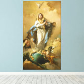 De macularisatie door Giovanni B. Tiepolo Canvas Afdruk (Insitu (Houten vloer))