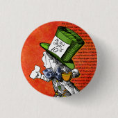 De Mad Hatter {Alice in Wonderland} Button (Voorkant)