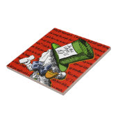 De Mad Hatter | Alice in Wonderland Tegeltje (Zijkant)