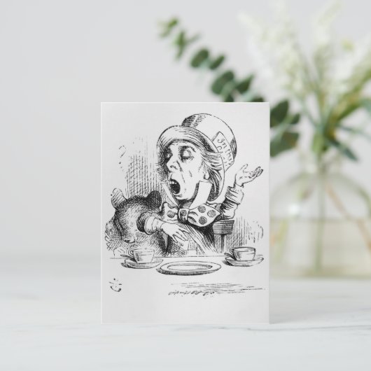 De Mad Hatter Briefkaart (Staand voorkant)