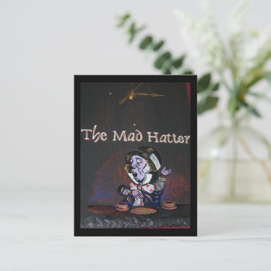 De Mad Hatter Briefkaart (Staand voorkant)