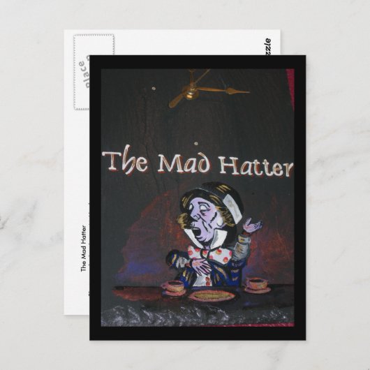 De Mad Hatter Briefkaart (Voorkant / Achterkant)