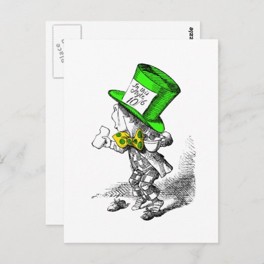 De Mad Hatter Briefkaart (Voorkant / Achterkant)