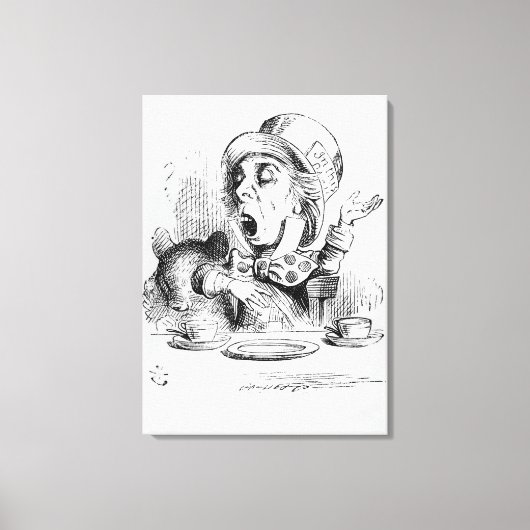 De Mad Hatter Canvas Afdruk (Voorkant)