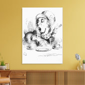 De Mad Hatter Canvas Afdruk (Insitu (Woonkamer))