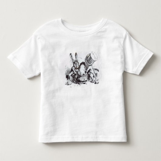 De Mad Hatter en de Maart Hare Kinder Shirts (Voorkant)