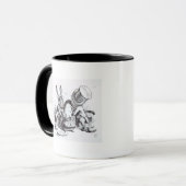 De Mad Hatter en de Maart Hare Mok (Voorkant links)