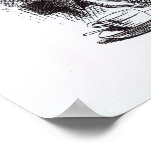 De Mad Hatter en de Maart Hare Poster (Hoek)