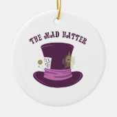 De Mad Hatter Keramisch Ornament (Voorkant)