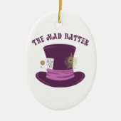 De Mad Hatter Keramisch Ornament (Voorkant)