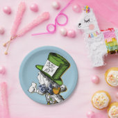 De Mad Hatter Papieren Bordje (Feest)
