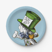 De Mad Hatter Papieren Bordje (Voorkant)
