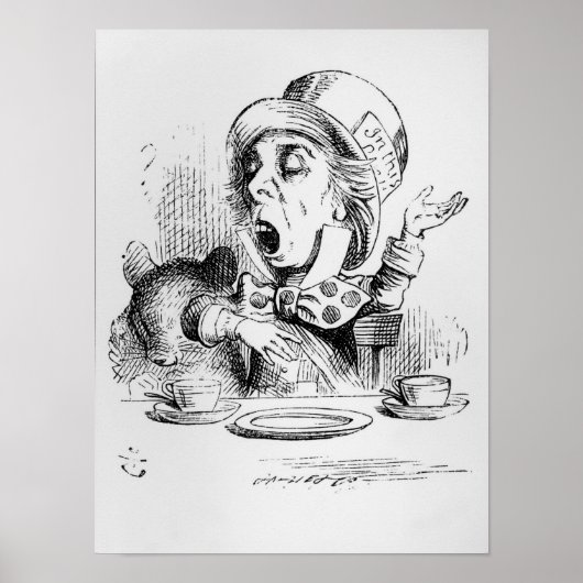 De Mad Hatter Poster (Voorkant)