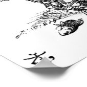 De Mad Hatter Poster (Hoek)