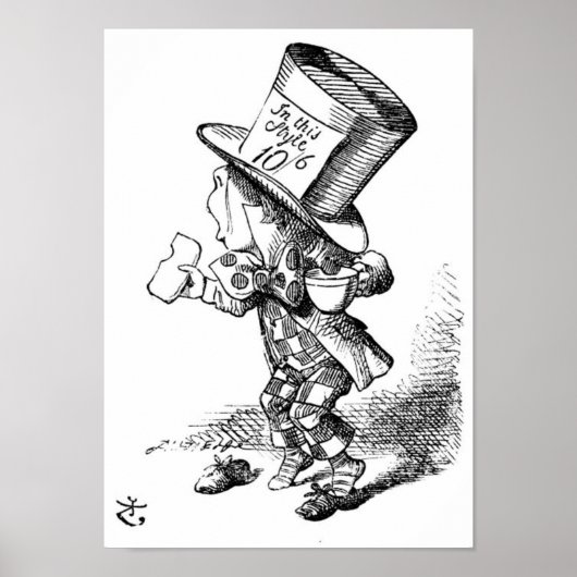 De Mad Hatter Poster (Voorkant)