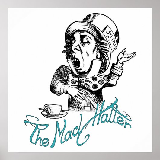De Mad Hatter Poster (Voorkant)
