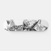 De Mad Hatter Skateboard (Horizontaal)