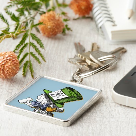 De Mad Hatter Sleutelhanger (Zijkant)