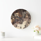 De Mad Hatter Tea Party Arthur Rackham Wall Clock Grote Klok (Huis)