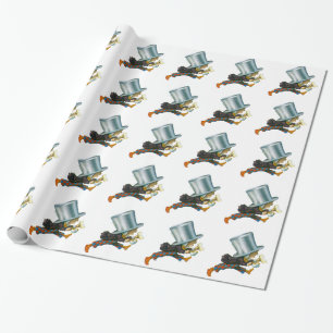 De Mad Hatter uit Alice in Wonderland Cadeaupapier