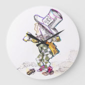 De Mad Hatter wandklok (Voorkant)