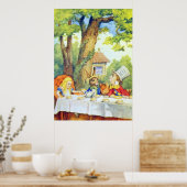 De Mad Hatters Tea Party Full Color Poster (Keuken)