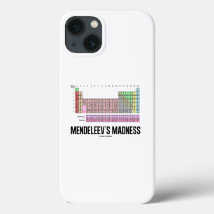 De Madness Periodic Table of Elements van Mendelee Case-Mate iPhone Case