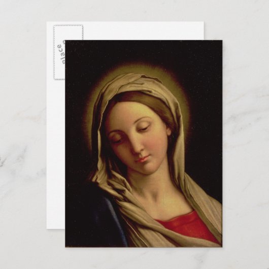 De Madonna Briefkaart (Voorkant / Achterkant)