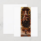 De Madonna della Candeletta Carlo Crivelli Kunst (Voorkant / Achterkant)