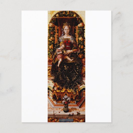 De Madonna della Candeletta Carlo Crivelli Kunst (Voorkant)