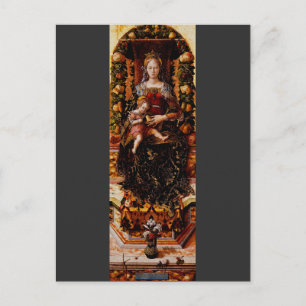 De Madonna della Candeletta Carlo Crivelli Kunst Briefkaart