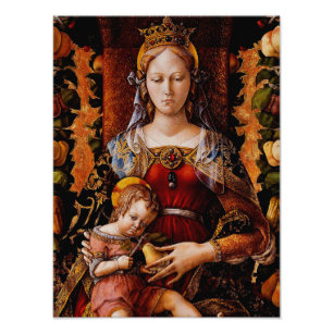 De Madonna della Candeletta Carlo Crivelli Kunst Foto Afdruk