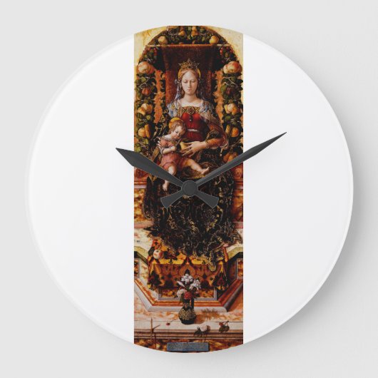De Madonna della Candeletta Carlo Crivelli Kunst Grote Klok (Voorkant)