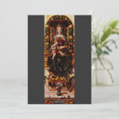 De Madonna della Candeletta Carlo Crivelli Kunst Kaart (Staand voorkant)