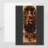 De Madonna della Candeletta Carlo Crivelli Kunst Kaart (Voorkant / Achterkant)