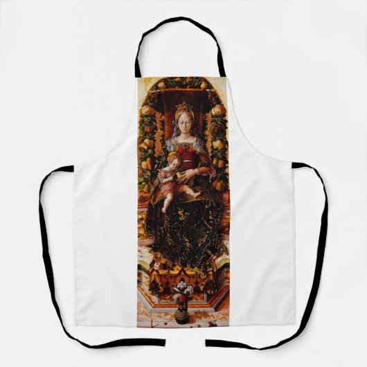 De Madonna della Candeletta Carlo Crivelli Kunst Schort (Voorkant)