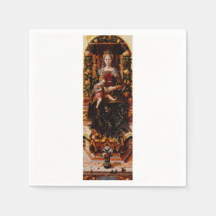 De Madonna della Candeletta Carlo Crivelli Kunst Servet