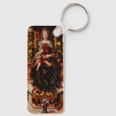 De Madonna della Candeletta Carlo Crivelli Kunst Sleutelhanger (Achterkant)