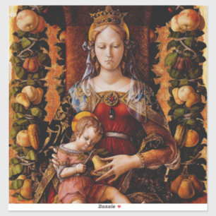 De Madonna della Candeletta Carlo Crivelli Kunst Sticker